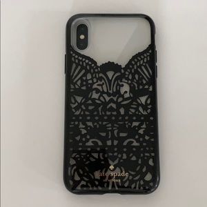 kate spade Lace Cage Case for iPhone X